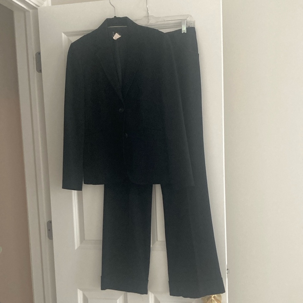 J. Crew Dark Navy Wool Suit